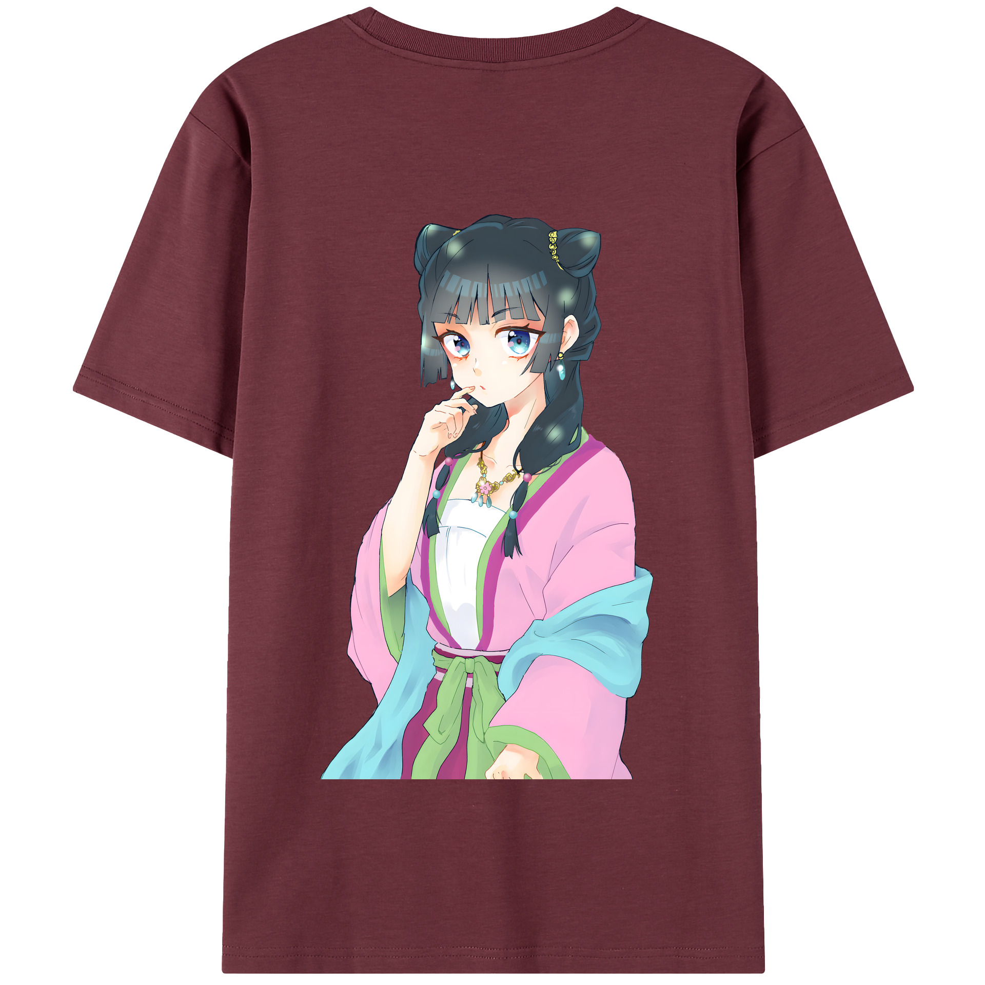 （画像用） 薬屋のひとりごと The Apothecary Diaries 綿100％半袖Tシャツ（背面プリント）